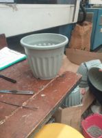 รูปภาพของ กระถางจากขยะพลาสติกชายทะเล ขนาด 8นิ้ว -Ocean Plastic Waste Plant Pots